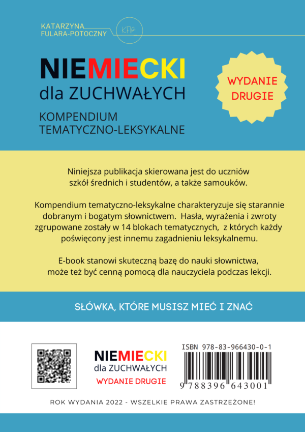 okładka (8) Niemiecki dla zuchwałych. Słownictwo (e-book)
